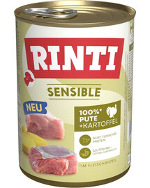RINTI Sensible Kalakutiena su bulvėmis 6x400 g
