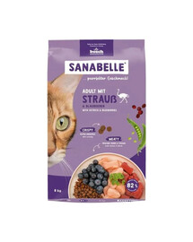 SANABELLE Adult Stručių 8 kg suaugusiems katėms
