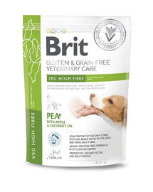 BRIT Veterinary Care Gluten and Grain Free Veg High Fibre 400g vegetariška papildoma maisto produktas šunims