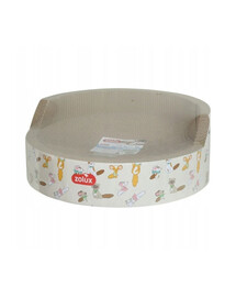 ZOLUX 2-in-1 CHATOUILLE apvalus kačių draskytuvas su katinėliu