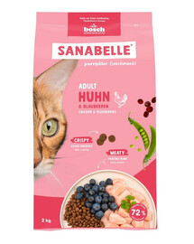 SANABELLE Suaugusių Kačių Vištiena 2 kg