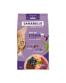 SANABELLE Adult Stručių 2 kg suaugusiems katėms