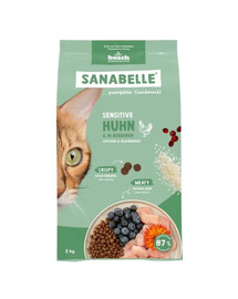 SANABELLE Sensitive Vištiena 2 kg katėms su jautriu virškinimo traktu
