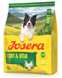 JOSERA Light Vital 900g šunims, padedanti kontroliuoti kūno svorį