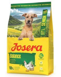 JOSERA Senior Balance 3kg senjorams šunims su mažu riebalų kiekiu