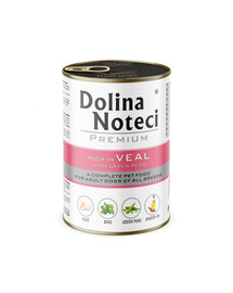 DOLINA NOTECI Premium Veršiena su žaliaisiais žirneliais 24x400g