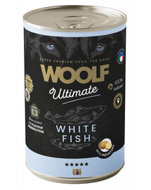WOOLF Ultimate Adult Dog White Fish and Potatoes 400g drėgna maistas šunims su žuvimi ir bulvėmis