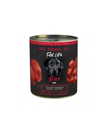 FITMIN For Life Beef Pate 800g jautienos paštetas šunims