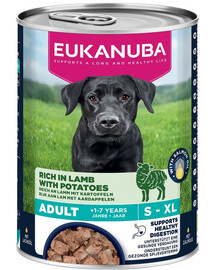 EUKANUBA Life Care Adult Rich in Lamb 400 g paštetas šunims, turintis avienos ir bulvių