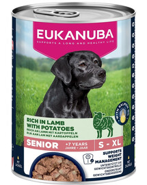 EUKANUBA Life Care Senior Rich in Lamb 400 g konservai vyresniems šunims, turintiems daug avienos ir bulvių