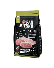 PAN MIĘSKO Kalakutiena ir žąsis katėms, traškūs S 2x10 kg