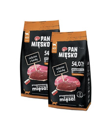 PAN MIŠKO Veršiena su antis katėms traškučiai M 2x1,6 kg