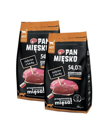 PAN MIĘSKO Veršiena su antis katėms, traškūs M 2x10 kg