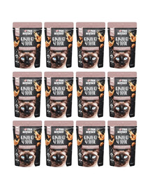 PAN MIŠKO Gabaliukai padaže Vištiena su stručiu drėgnas maistas katėms 12x85 g