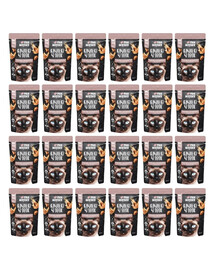 PAN MIŠKAS Gabaliukai padaže Vištiena su stručiu drėgnas maistas katėms 24x85 g