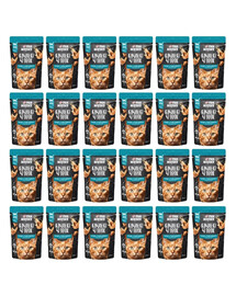 PAN MIŠKO Gabaliukai padaže Kalakutiena su tunu drėgna maistas katėms 24x85 g