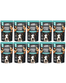 PAN MIŠKO Gabaliukai padaže Kiauliena su šernu šlapias maistas šunims 10x150 g