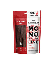 WIEJSKA ZAGRODA Monoproteiniai minkšti juostelės šunims Jautiena 100 g