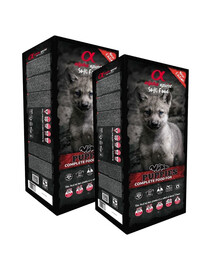 ALPHA SPIRIT Visavertis sausas minkštas ėdalas šuniukams 18 kg (2x9 kg)