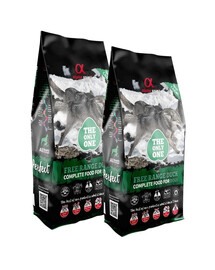 ALPHA SPIRIT Visavertis sausas maistas šunims Laisvai auginama antis 2x12 kg