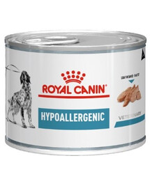 ROYAL CANIN Dog Hypoallergenic 24x200 g drėgnas ėdalas suaugusiems šunims, turintiems nepageidaujamų reakcijų į maistą