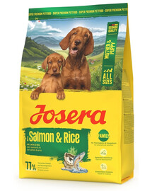 JOSERA Mother and Puppy Salmon with Rice 3kg šuniukams, nėščioms ir žindančioms kalėms
