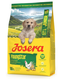 JOSERA YoungStar 3kg be grūdis maistas šuniukams