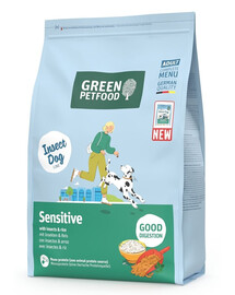 GREEN PETFOOD InsectDog Sensitive 3kg jautriems šunims su vabzdžiais ir ryžiais