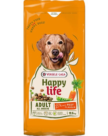 VERSELE-LAGA Happy Life Adult with Beef flavour 12,5kg šunų maistas su jautienos skoniu
