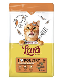 VERSELE-LAGA Lara Adult Turkey and Chicken 950 g maistas katėms su kalakutiena ir vištiena