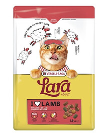 VERSELE-LAGA Lara Adult Lamb 1,9 kg maistas katėms su aviena