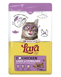 VERSELE-LAGA Lara Adult Light Sterilized 900 g maistas sterilizuotiems katėms