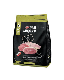 PAN MIĘSKO Kalakutiena ir žąsis katėms, traškūs skanėstai, 400 g