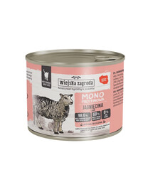WIEJSKA ZAGRODA Monoproteininis ėrienos šlapias katėms maistas 24x200 g