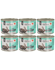 WIEJSKA ZAGRODA Monobiałkowa triušiena drėgna maisto produktas kačiukams 6x200 g