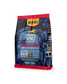 PRIMAL SPIRIT Iberian Adult Pork Ham 2x1kg su kiauliena ir kumpiu suaugusiems šunims
