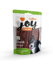 CALIBRA Dog Joy Classic Duck Strips 250 g pusiau drėgni ančių juostelės