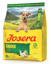 JOSERA Senior Balance 900g senjorams šunims su mažu riebalų kiekiu