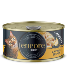 ENCORE Cat Chicken Breast in Broth vištienos krūtinėlė sultinyje 70 g