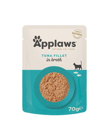 APPLAWS Cat Adult Pouch Tuna in Broth filet sušių tuno sultinyje 70 g