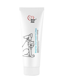 EnzyaOVER ZOO Enzym Dent Enzimatinė dantų pasta šunims ir katėms 100 gm Dent Enzymatyczna pasta do zębów dla psa i kota 100 g