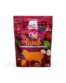 SYTA MICHA Chef Junior Aviena, avietė ir moliūgas 1,5 kg sausa maistas šuniukams