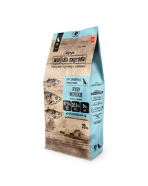 WIEJSKA ZAGRODA Traškūs jūros žuvų gabaliukai M 2x20kg