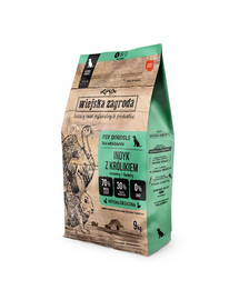 WIEJSKA ZAGRODA Turkijos ir triušienos šunų ėdalas S 2x9 kg