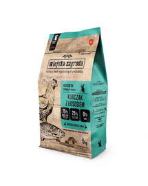 WIEJSKA ZAGRODA Vištiena su lašiša kačiukams 2x5 kg