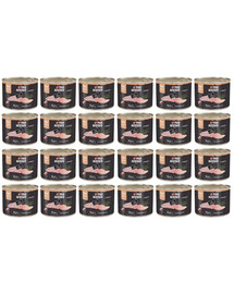 PAN MIĘSKO kalakutienma ir triušienos šlapias kačių maistas 24x200 g