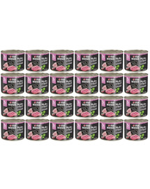 PAN MIĘSKO Vištiena su veršiena drėgnas maistas kačiukams 24x200 g