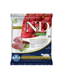 FARMINA N&D Quinoa Cat weight managment ėriena ir brokoliai 50 g