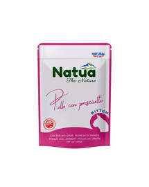 NATUA Natural Vištiena su kumpiu želėje kačiukams 70 g