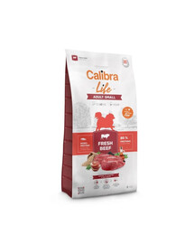 CALIBRA Dog Life Adult Small Fresh Beef 6 kg su jautiena mažų veislių šunims